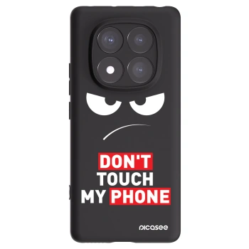 Picasee silikonový černý obal pro Xiaomi Redmi Note 14 Pro 5G - Angry Eyes - Transparent