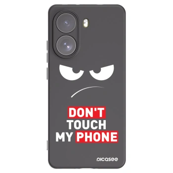 Picasee silikonový černý obal pro Xiaomi Poco X7 - Angry Eyes - Transparent