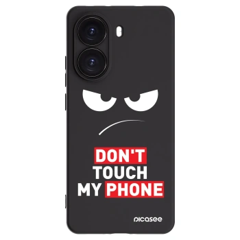 Picasee silikonový černý obal pro Xiaomi Poco X7 Pro 5G - Angry Eyes - Transparent