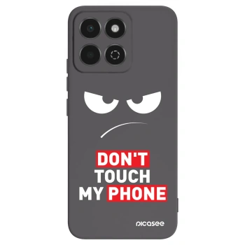 Picasee silikonový černý obal pro Honor 200 Smart 5G - Angry Eyes - Transparent