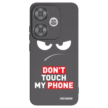 Picasee silikonový černý obal pro Xiaomi Poco F6 - Angry Eyes - Transparent