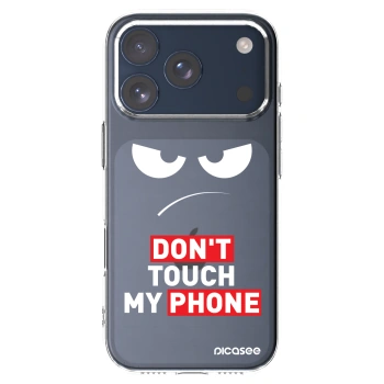 Picasee silikonový průhledný obal pro Apple iPhone 17 Pro - Angry Eyes - Transparent