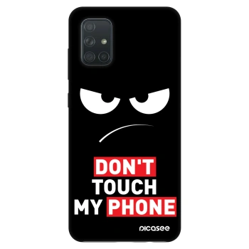 Obal pro Samsung Galaxy A71 A715F - Angry Eyes - Transparent