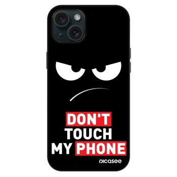Obal pro Apple iPhone 15 Plus - Angry Eyes - Transparent