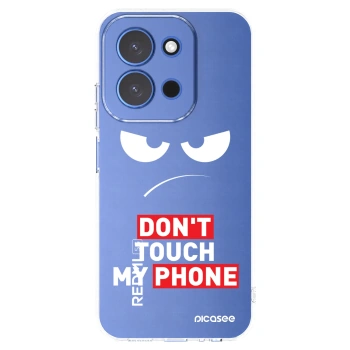 Picasee silikonový průhledný obal pro Xiaomi Redmi 15C 4G - Angry Eyes - Transparent