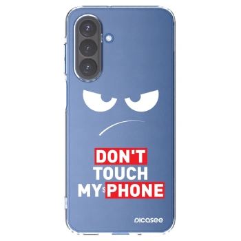Picasee silikonový průhledný obal pro Samsung Galaxy A17 5G - Angry Eyes - Transparent