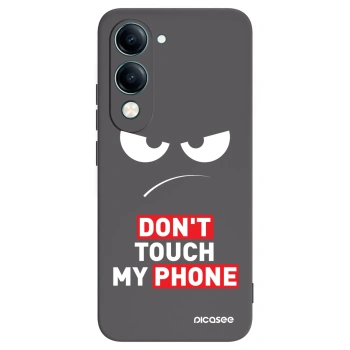 Picasee silikonový černý obal pro Vivo Y29s 5G - Angry Eyes - Transparent