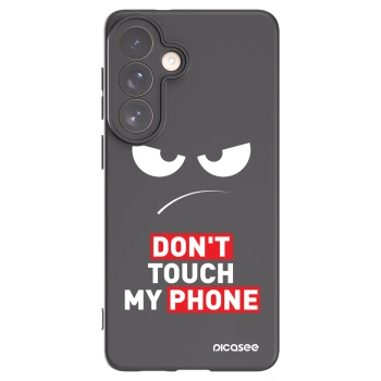 Picasee silikonový černý obal pro Samsung Galaxy S26+ - Angry Eyes - Transparent