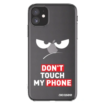 Picasee silikonový průhledný obal pro Apple iPhone 11 - Angry Eyes - Transparent