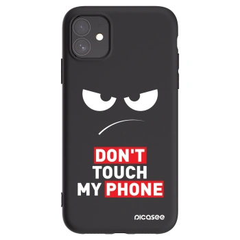 Picasee silikonový černý obal pro Apple iPhone 11 - Angry Eyes - Transparent