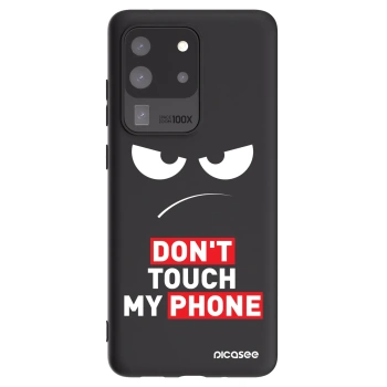 Picasee silikonový černý obal pro Samsung Galaxy S20 Ultra 5G G988F - Angry Eyes - Transparent