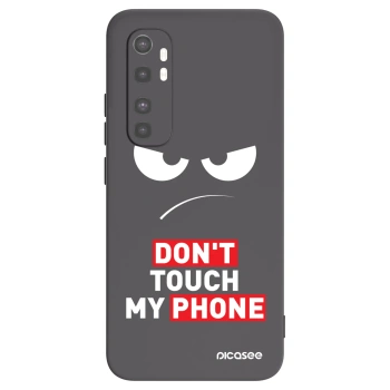 Picasee silikonový černý obal pro Xiaomi Mi Note 10 Lite - Angry Eyes - Transparent