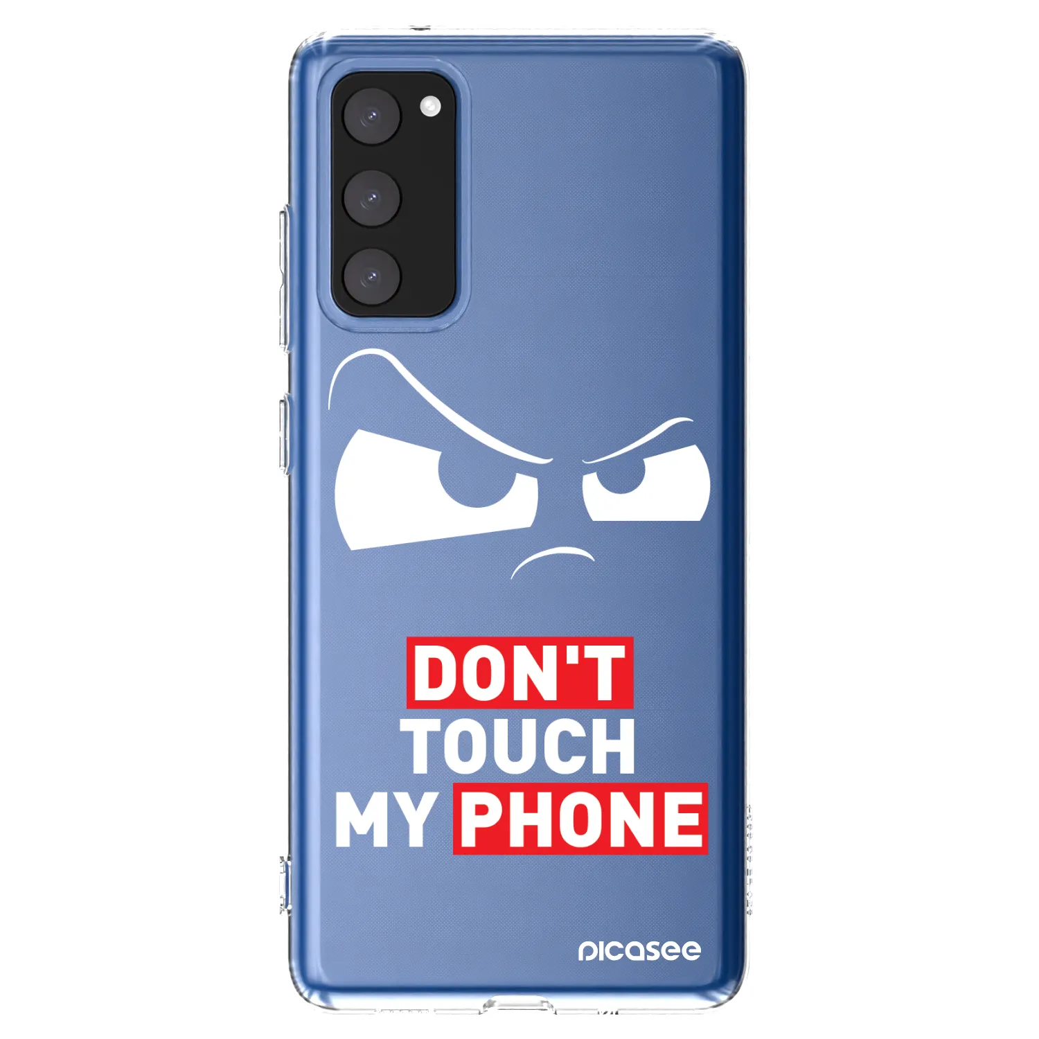 Picasee silikonový průhledný obal pro Samsung Galaxy S20 FE - Cloudy Eye - Transparent