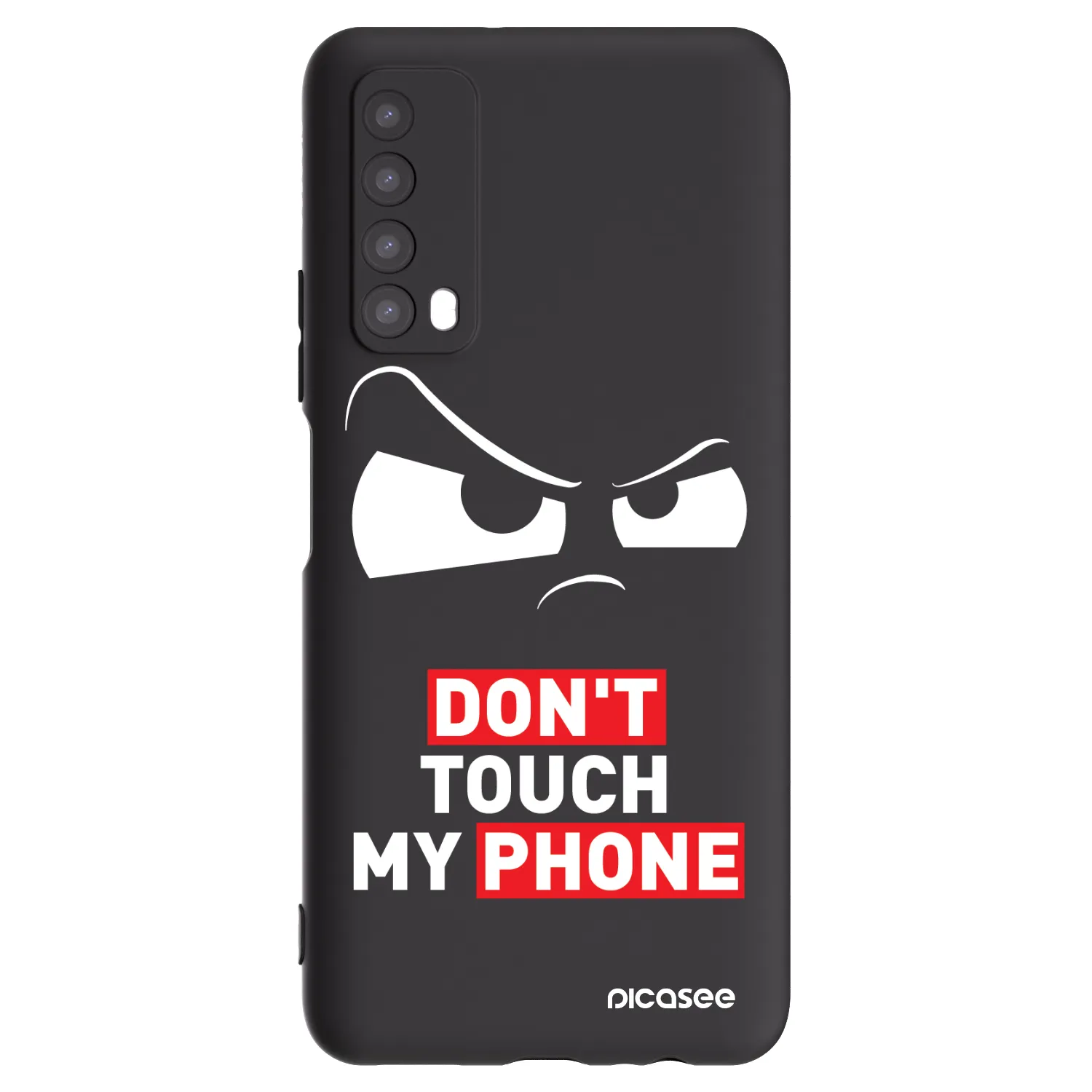 Picasee silikonový černý obal pro Huawei P Smart 2021 - Cloudy Eye - Transparent