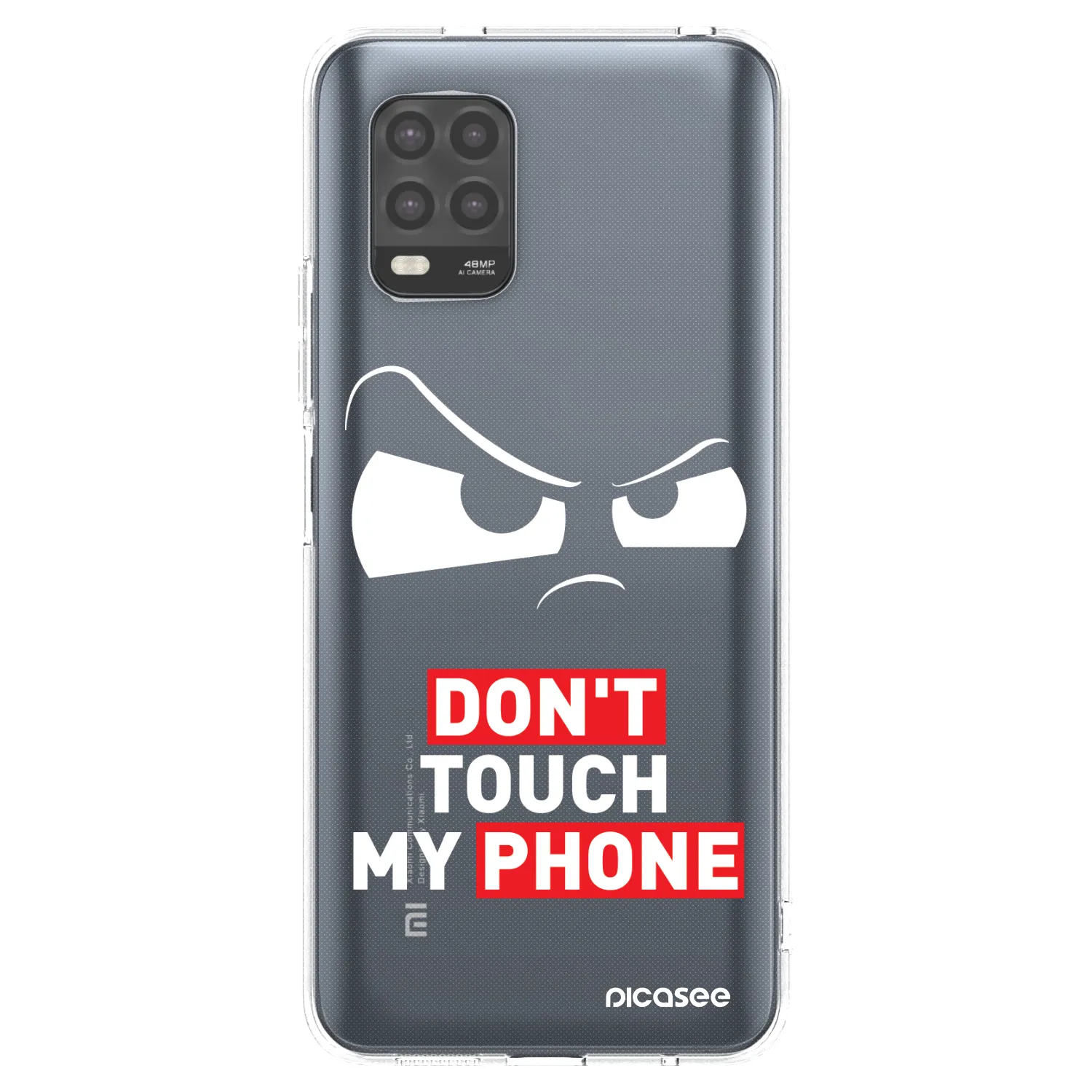 Picasee silikonový průhledný obal pro Xiaomi Mi 10 Lite - Cloudy Eye - Transparent