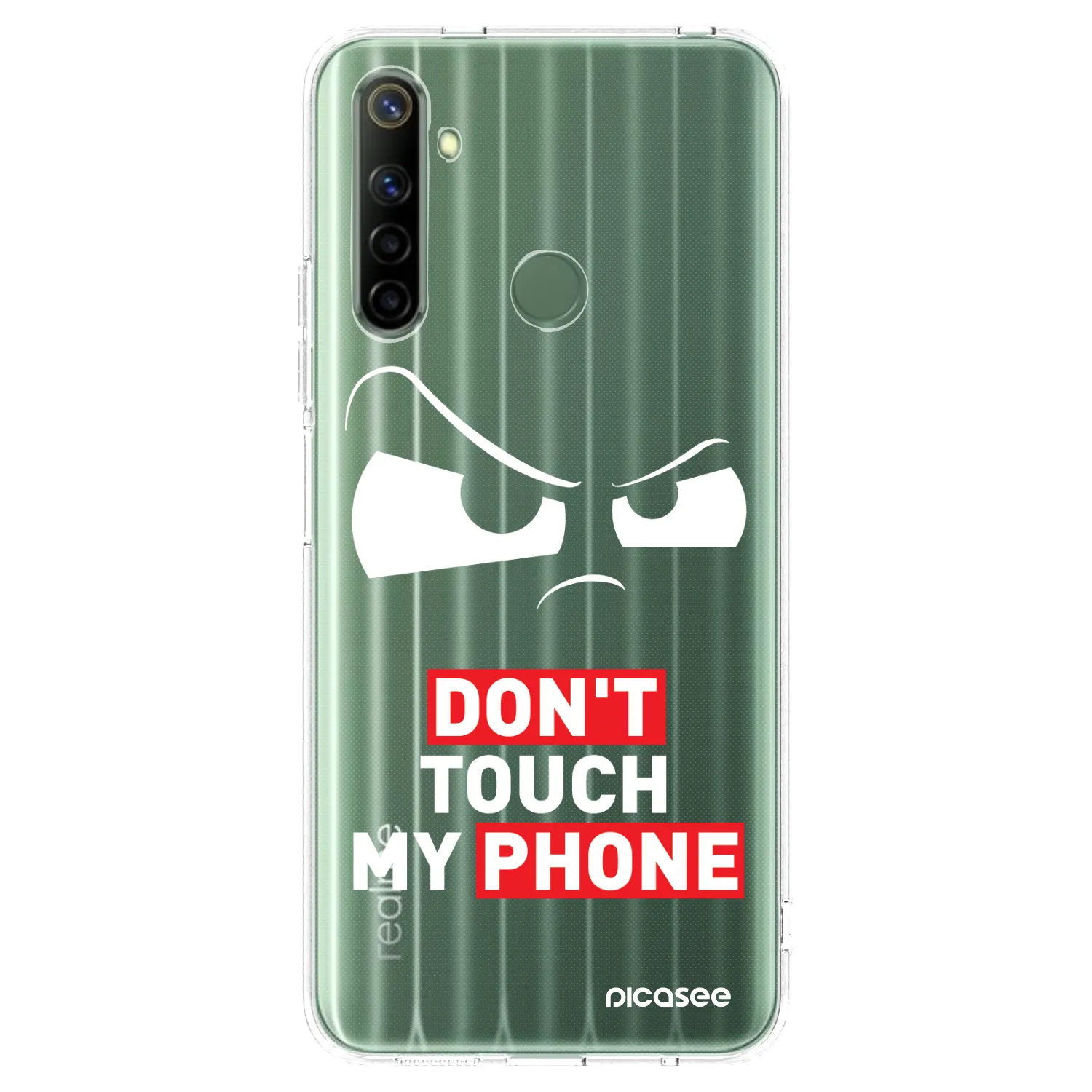 Picasee silikonový průhledný obal pro Realme 6i - Cloudy Eye - Transparent