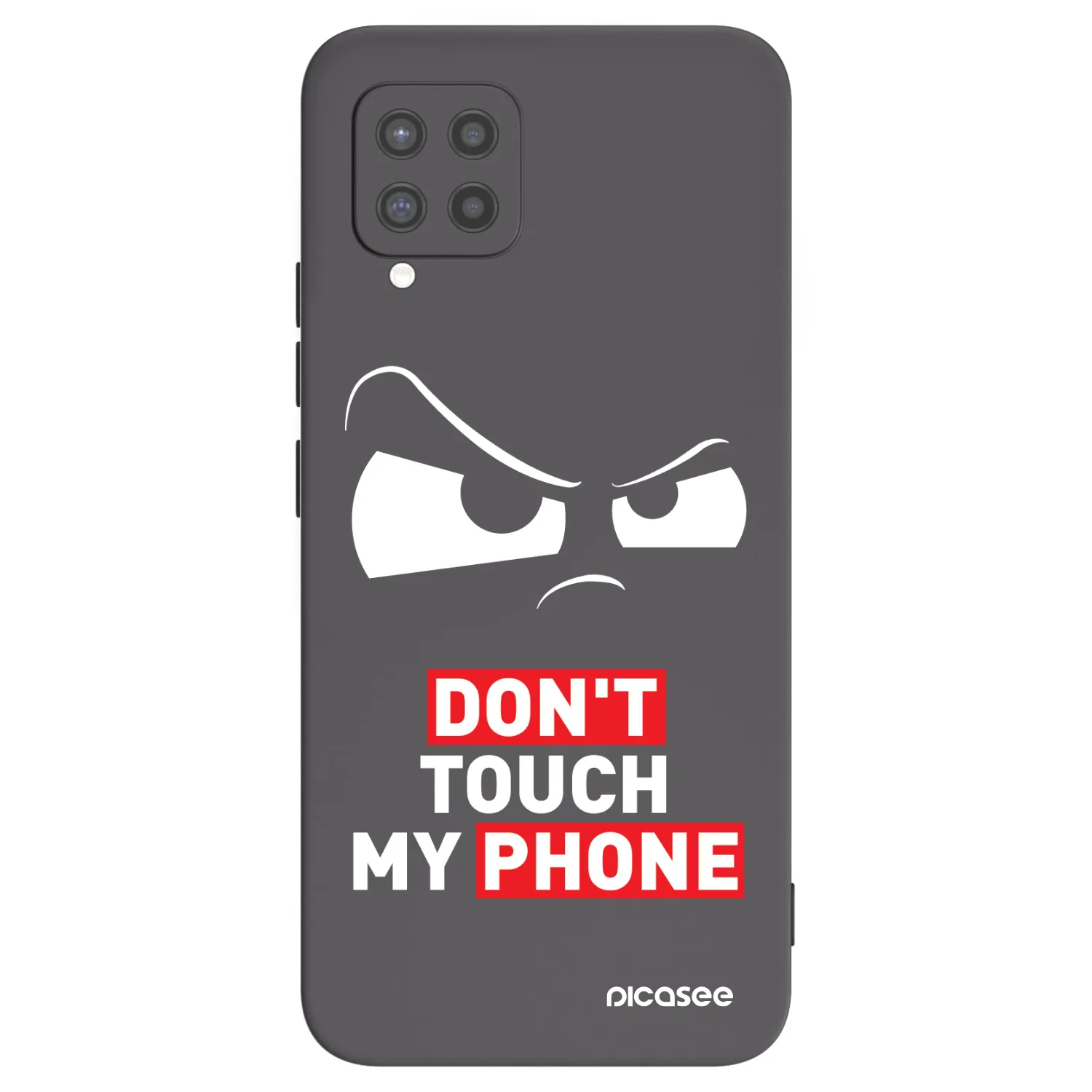 Picasee silikonový černý obal pro Samsung Galaxy A42 A426B - Cloudy Eye - Transparent