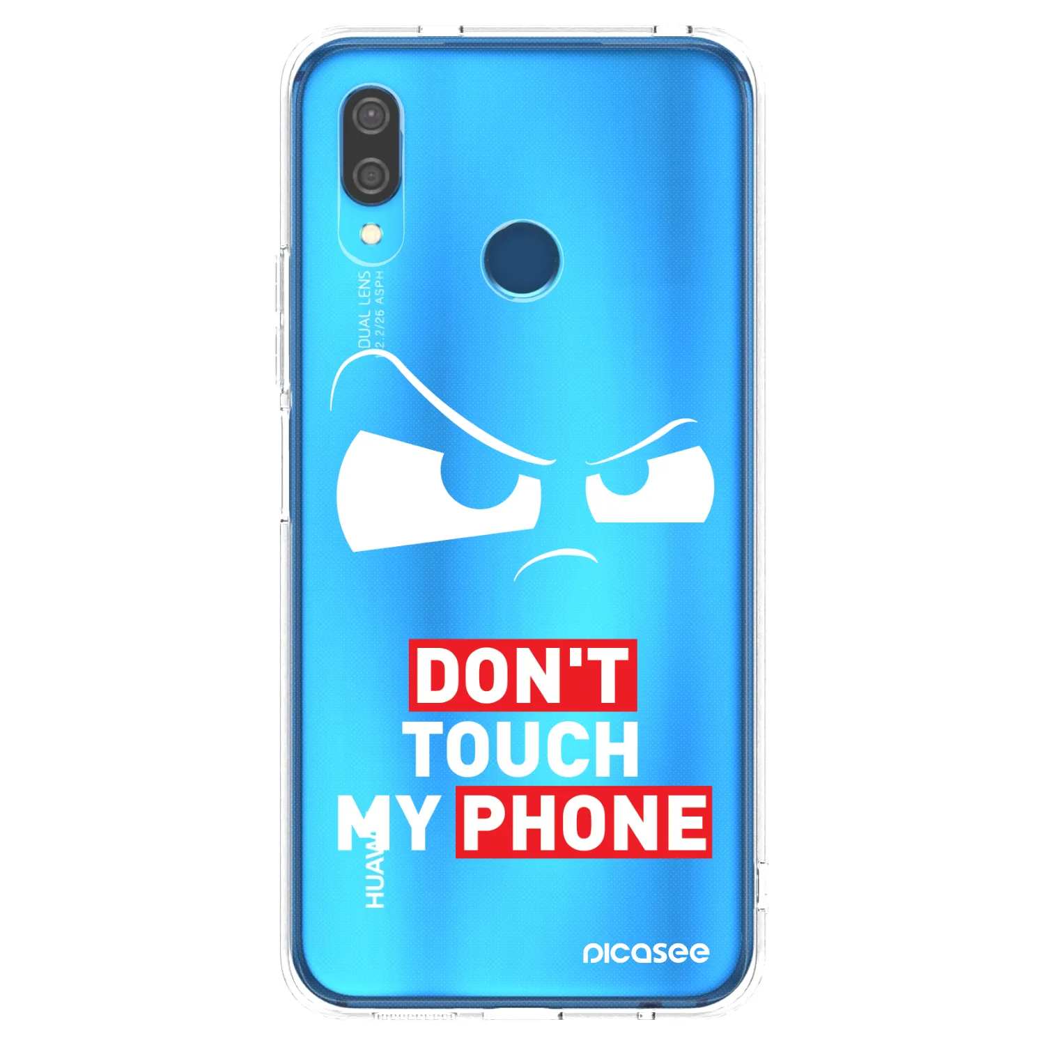 Picasee silikonový průhledný obal pro Huawei P20 Lite - Cloudy Eye - Transparent