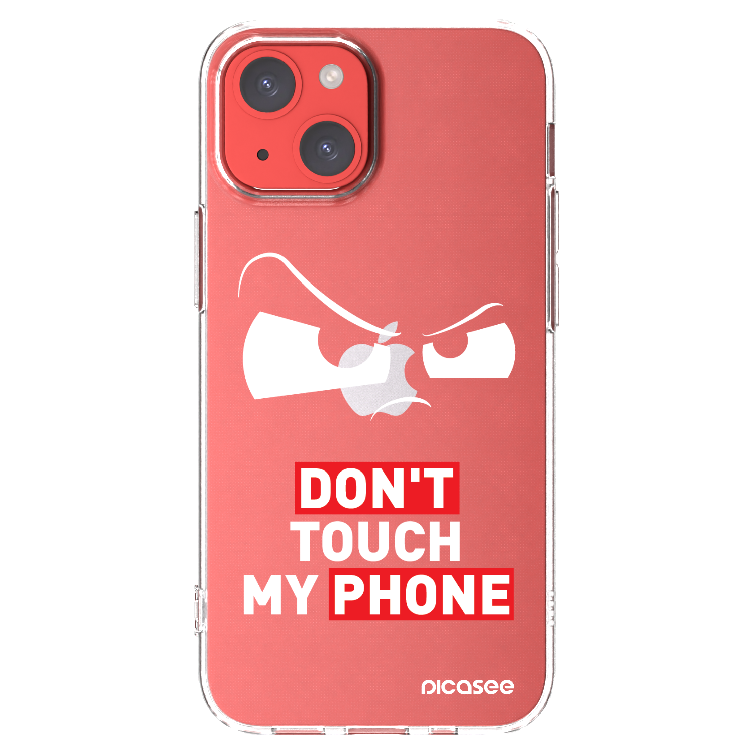 Picasee silikonový průhledný obal pro Apple iPhone 13 mini - Cloudy Eye - Transparent