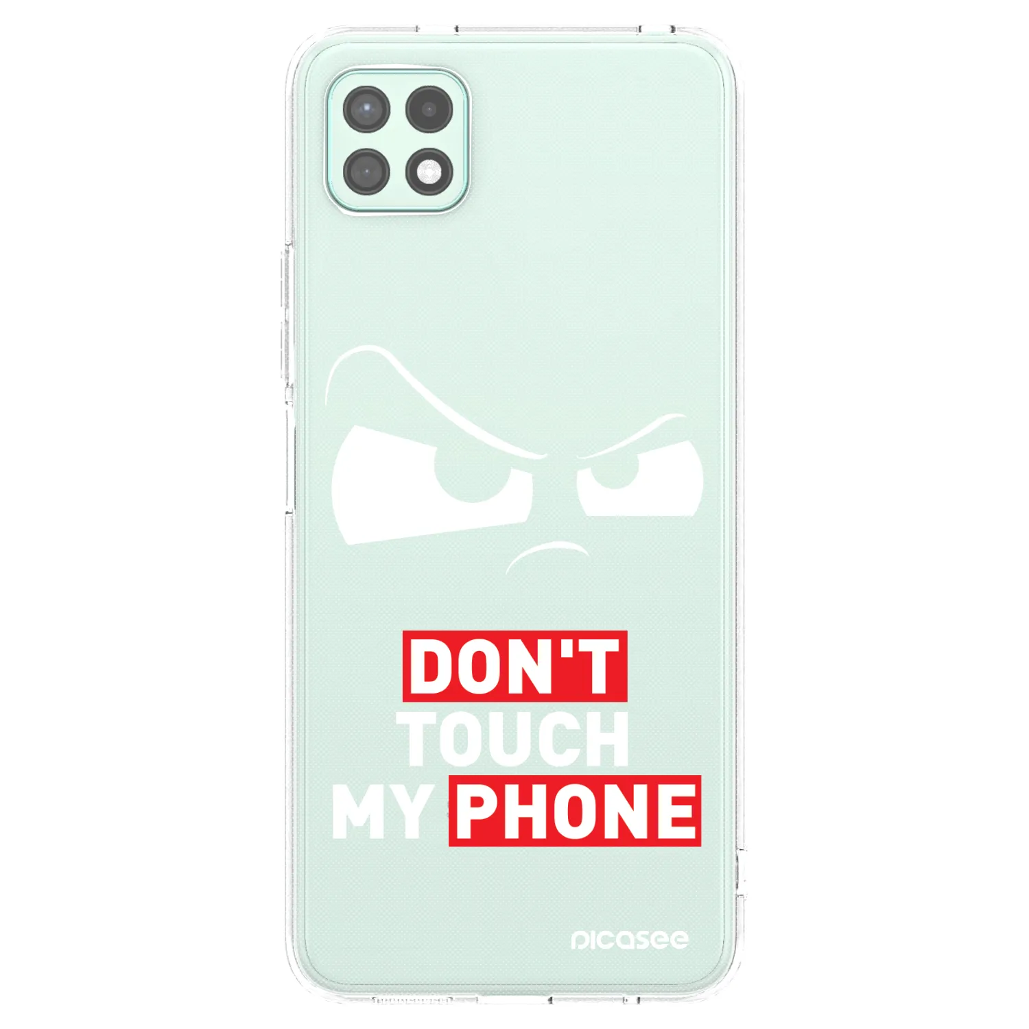 Picasee silikonový průhledný obal pro Samsung Galaxy A22 A226B 5G - Cloudy Eye - Transparent
