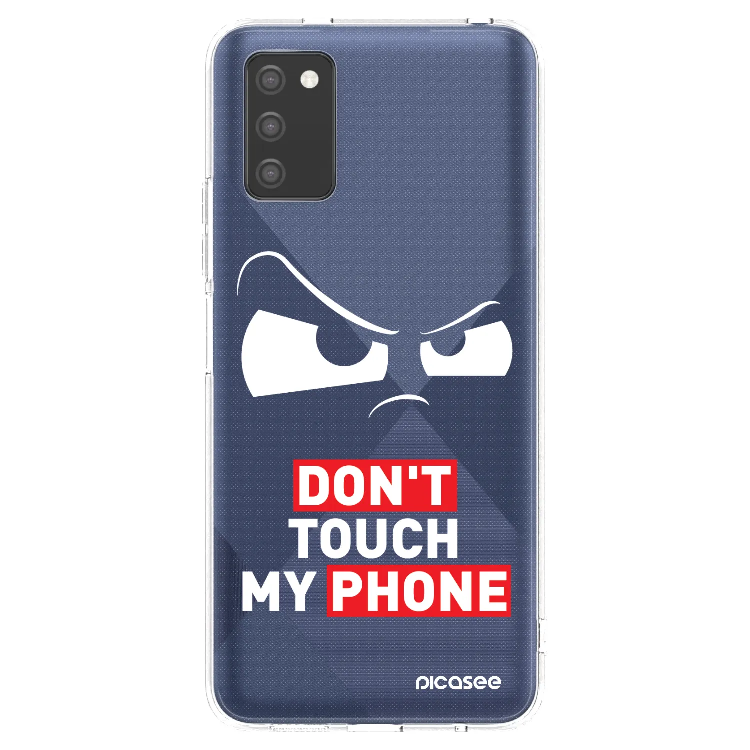 Picasee silikonový průhledný obal pro Samsung Galaxy A02s A025G - Cloudy Eye - Transparent