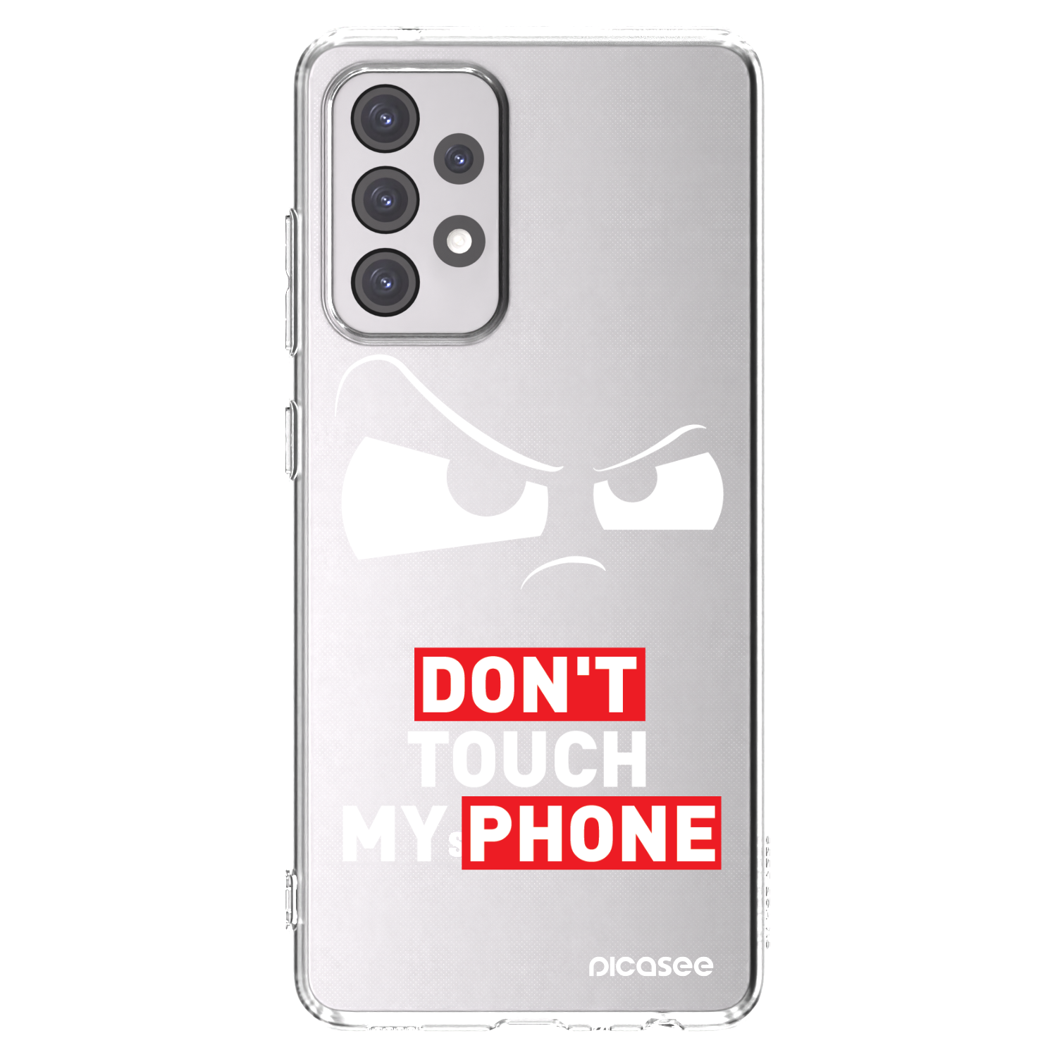 Picasee silikonový průhledný obal pro Samsung Galaxy A52s 5G A528B - Cloudy Eye - Transparent