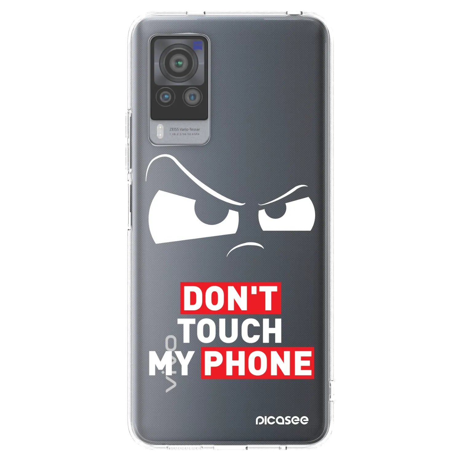 Picasee silikonový průhledný obal pro Vivo X60 Pro 5G - Cloudy Eye - Transparent