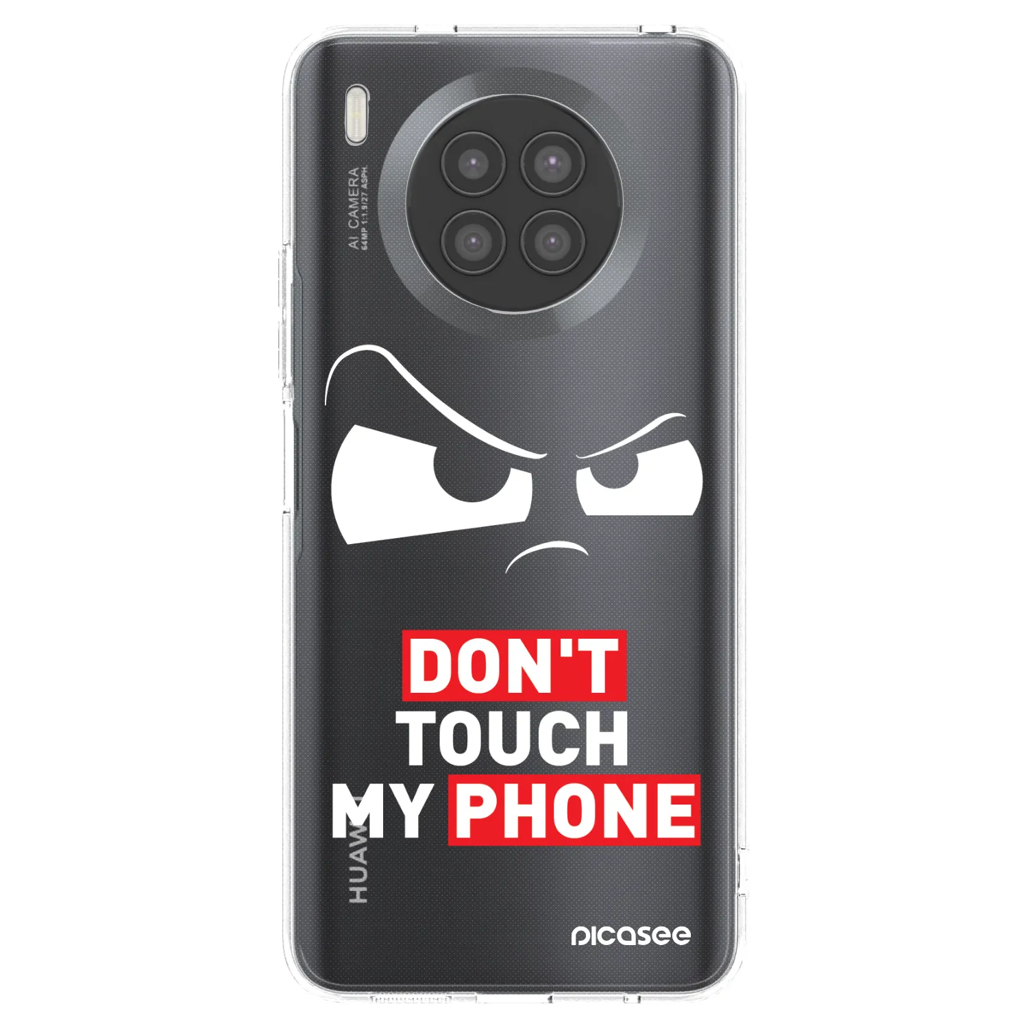 Picasee silikonový průhledný obal pro Huawei Nova 8i - Cloudy Eye - Transparent