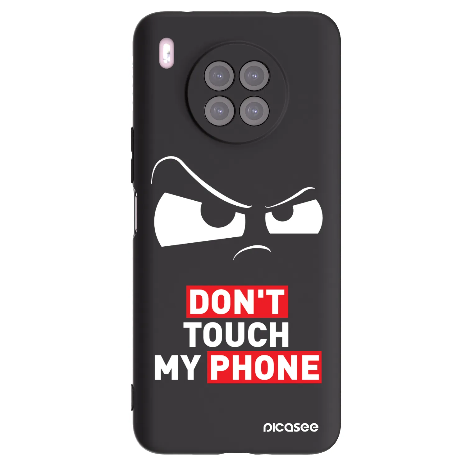 Picasee silikonový černý obal pro Huawei Nova 8i - Cloudy Eye - Transparent