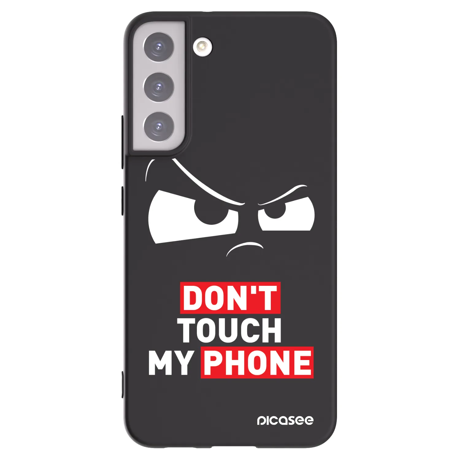 Picasee silikonový černý obal pro Samsung Galaxy S22+ 5G - Cloudy Eye - Transparent