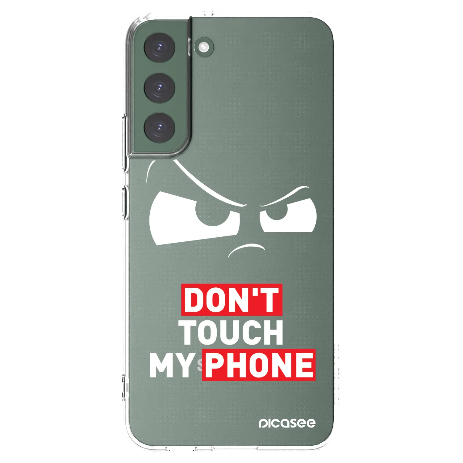 Picasee silikonový průhledný obal pro Samsung Galaxy S22+ 5G - Cloudy Eye - Transparent