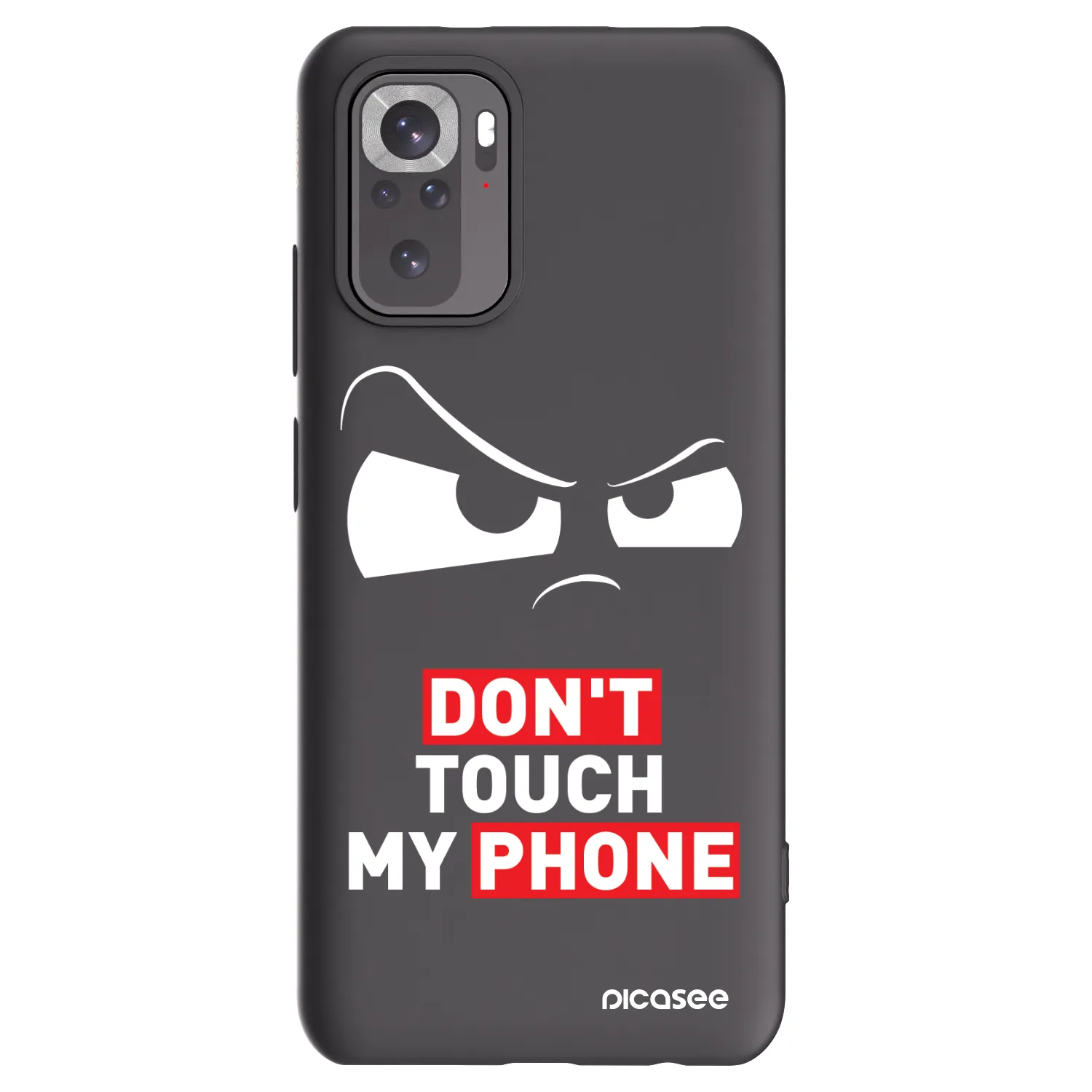 Picasee silikonový černý obal pro Xiaomi Redmi Note 11S 4G - Cloudy Eye - Transparent