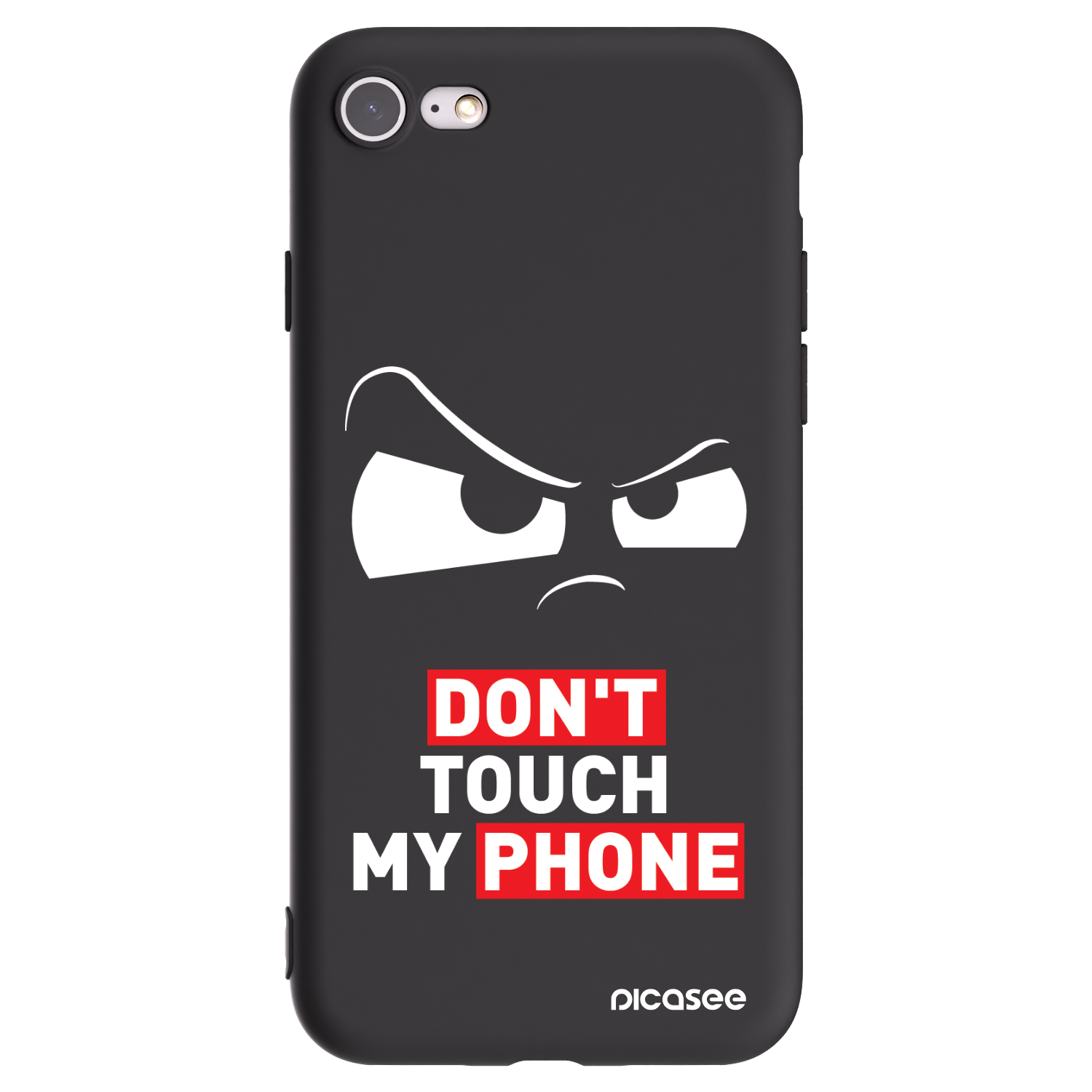 Picasee silikonový černý obal pro Apple iPhone SE 2022 - Cloudy Eye - Transparent