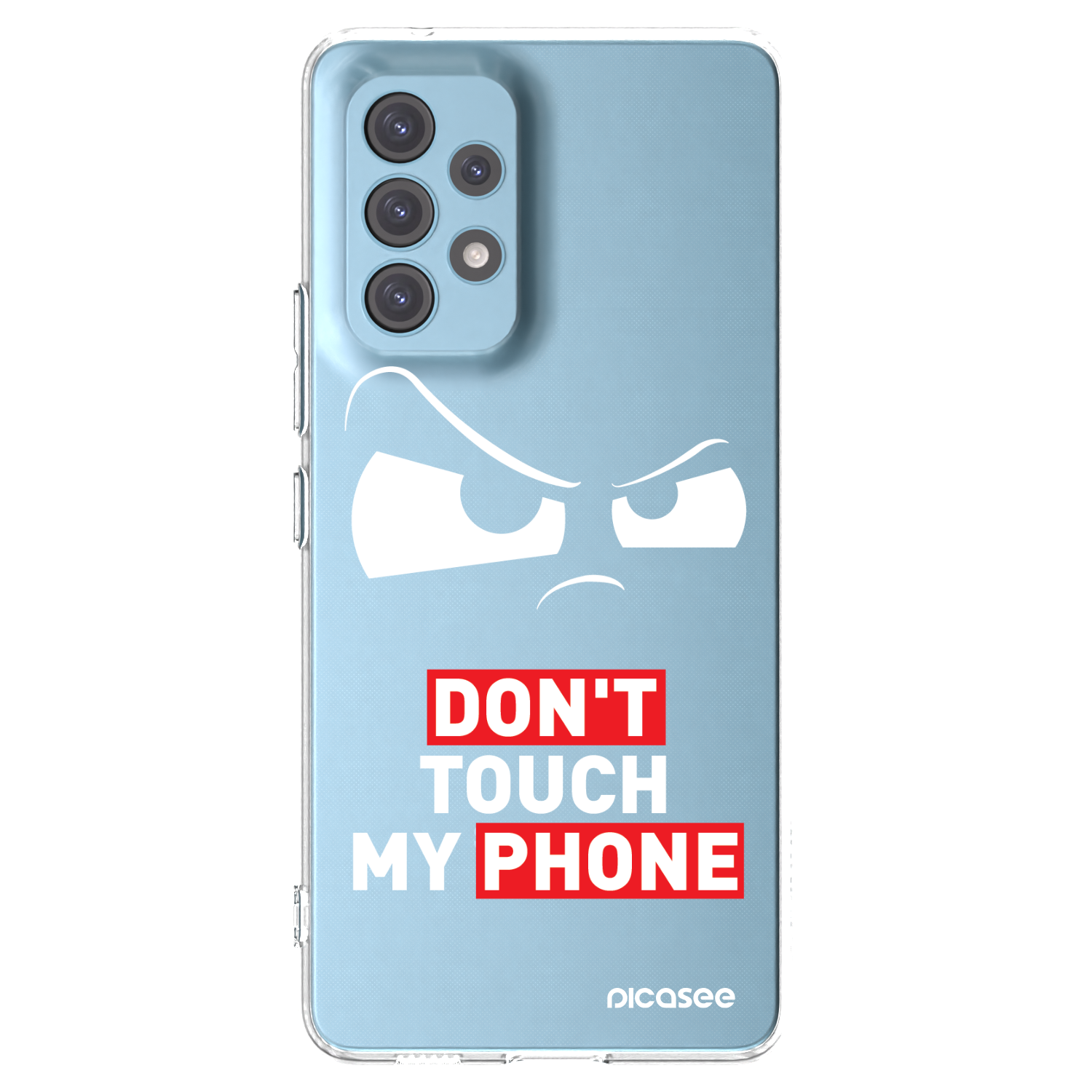 Picasee silikonový průhledný obal pro Samsung Galaxy A53 5G A536 - Cloudy Eye - Transparent