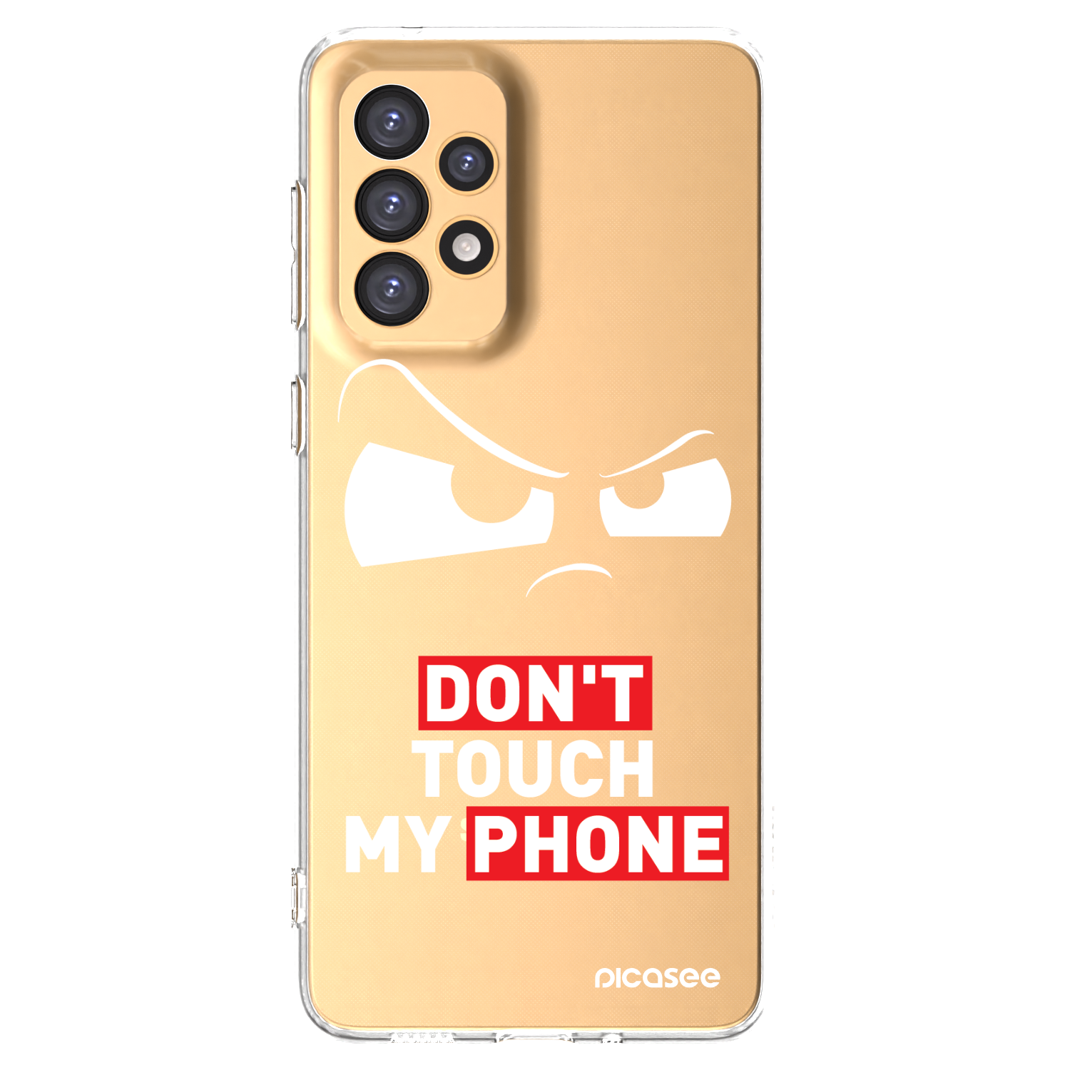 Picasee silikonový průhledný obal pro Samsung Galaxy A33 5G A336 - Cloudy Eye - Transparent