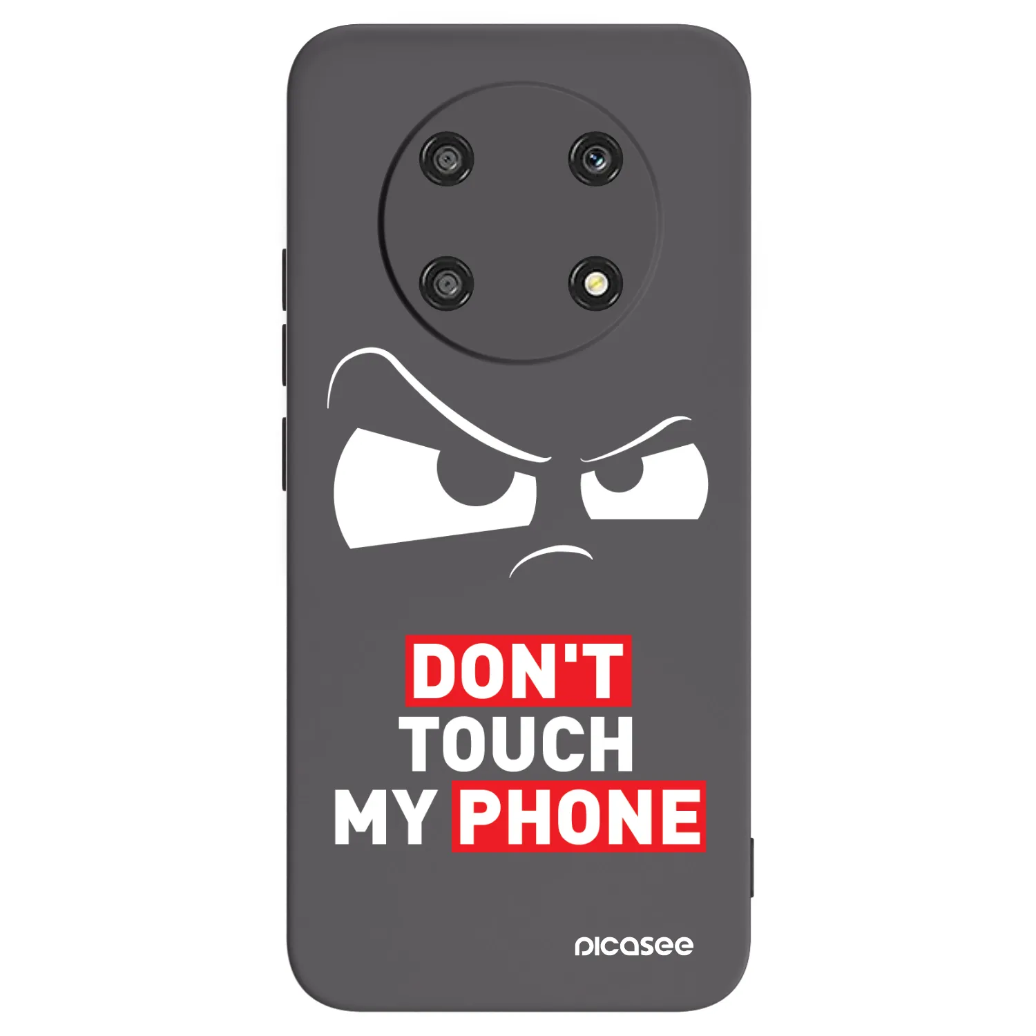 Picasee silikonový černý obal pro Honor Magic4 Lite 5G - Cloudy Eye - Transparent