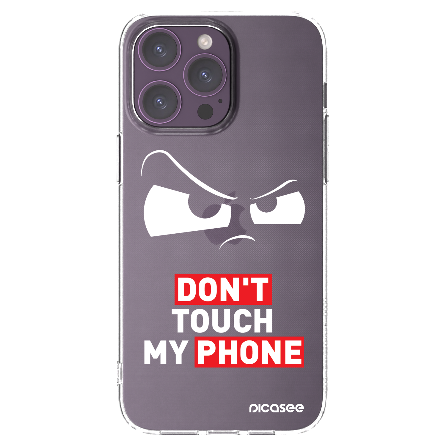 Picasee silikonový průhledný obal pro Apple iPhone 14 Pro Max - Cloudy Eye - Transparent