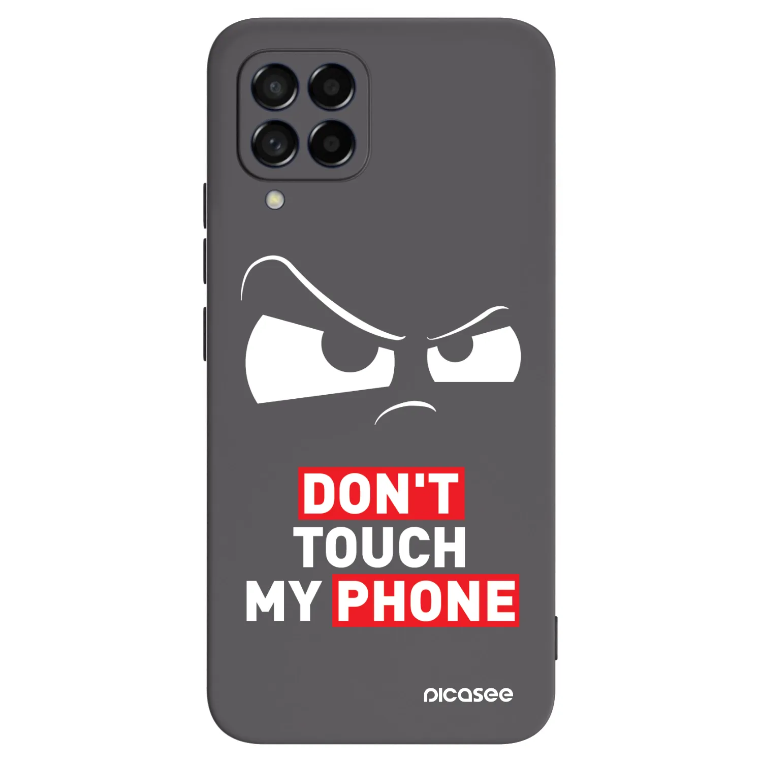 Picasee silikonový černý obal pro Samsung Galaxy M53 5G - Cloudy Eye - Transparent