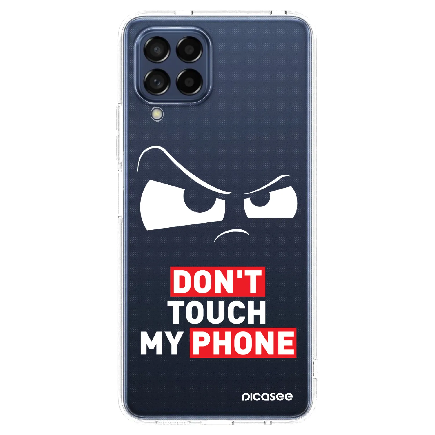 Picasee silikonový průhledný obal pro Samsung Galaxy M53 5G - Cloudy Eye - Transparent