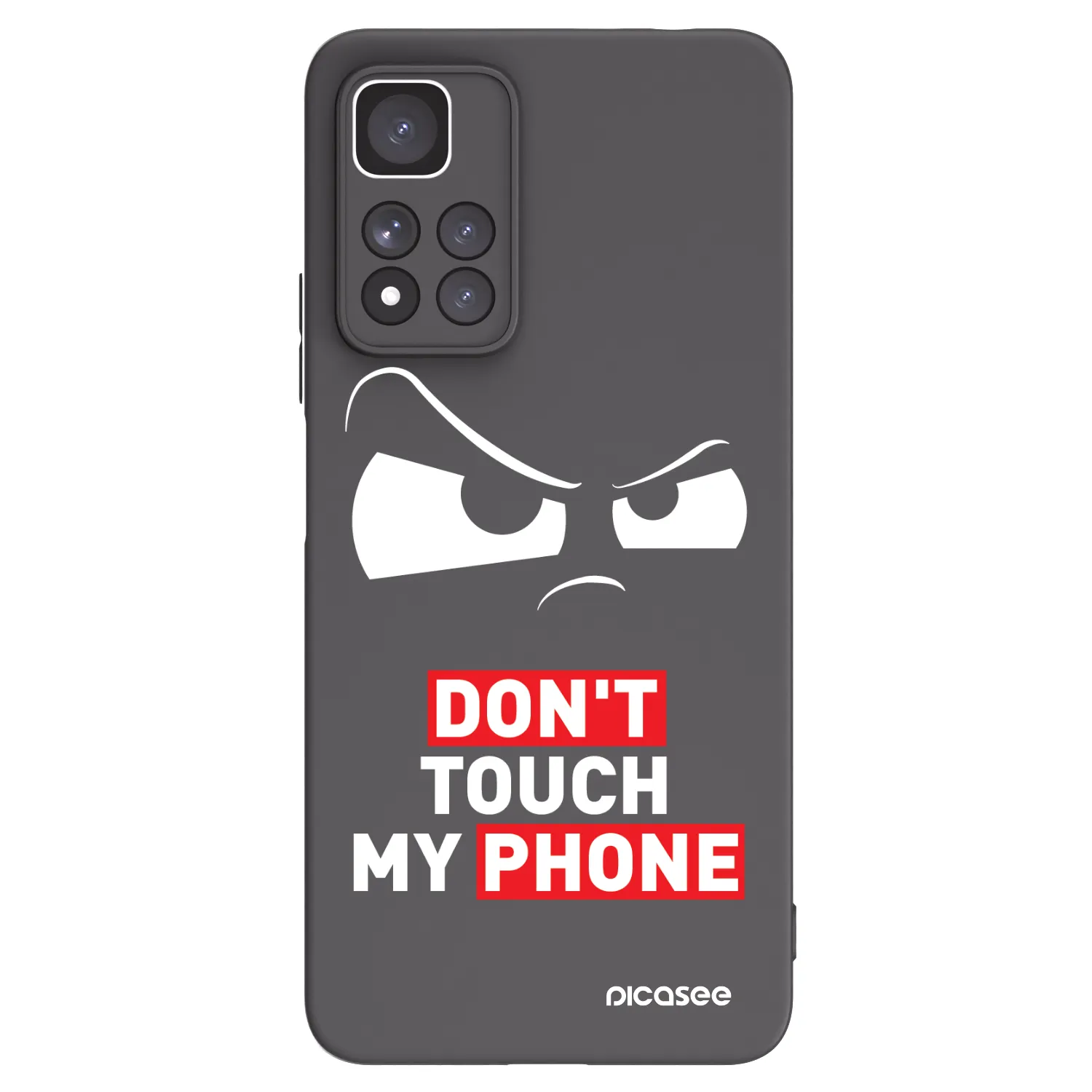 Picasee silikonový černý obal pro Xiaomi Redmi Note 11 Pro+ 5G - Cloudy Eye - Transparent