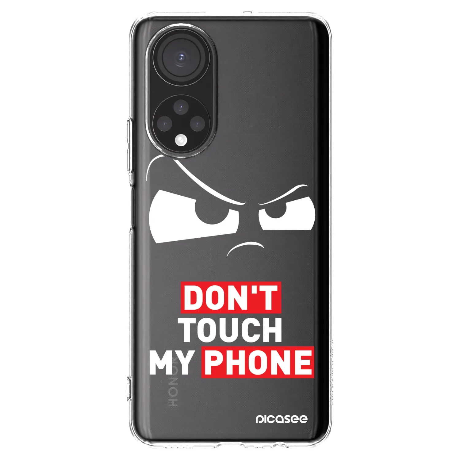 Picasee silikonový průhledný obal pro Honor X7 - Cloudy Eye - Transparent