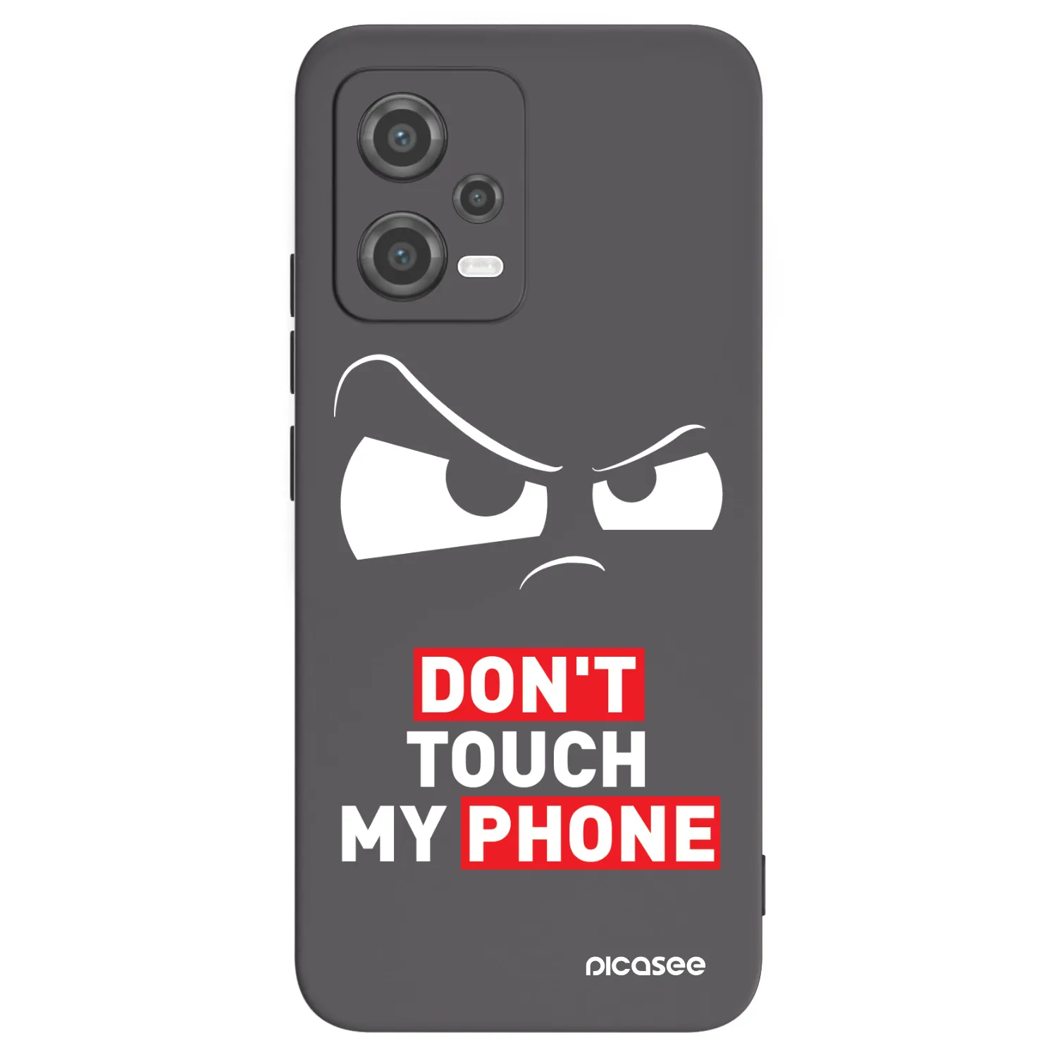 Picasee silikonový černý obal pro Xiaomi Poco X5 - Cloudy Eye - Transparent