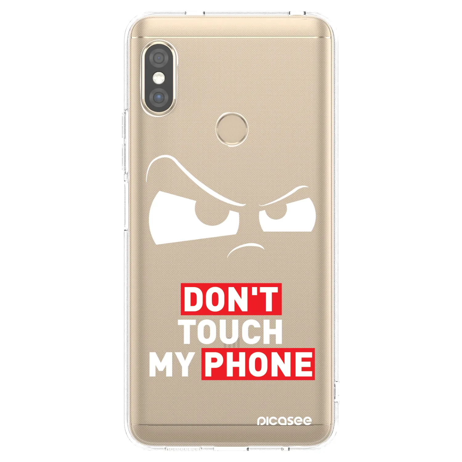 Picasee silikonový průhledný obal pro Xiaomi Redmi Note 5 Global - Cloudy Eye - Transparent