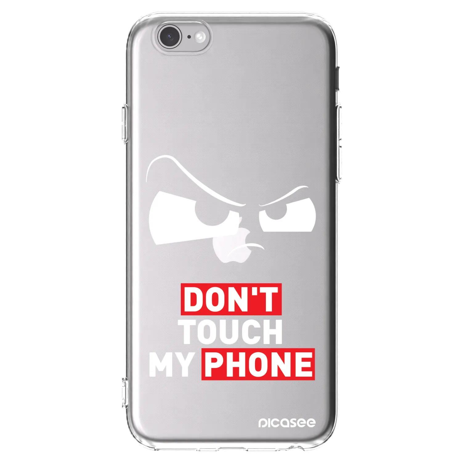 Picasee silikonový průhledný obal pro Apple iPhone 6/6S - Cloudy Eye - Transparent