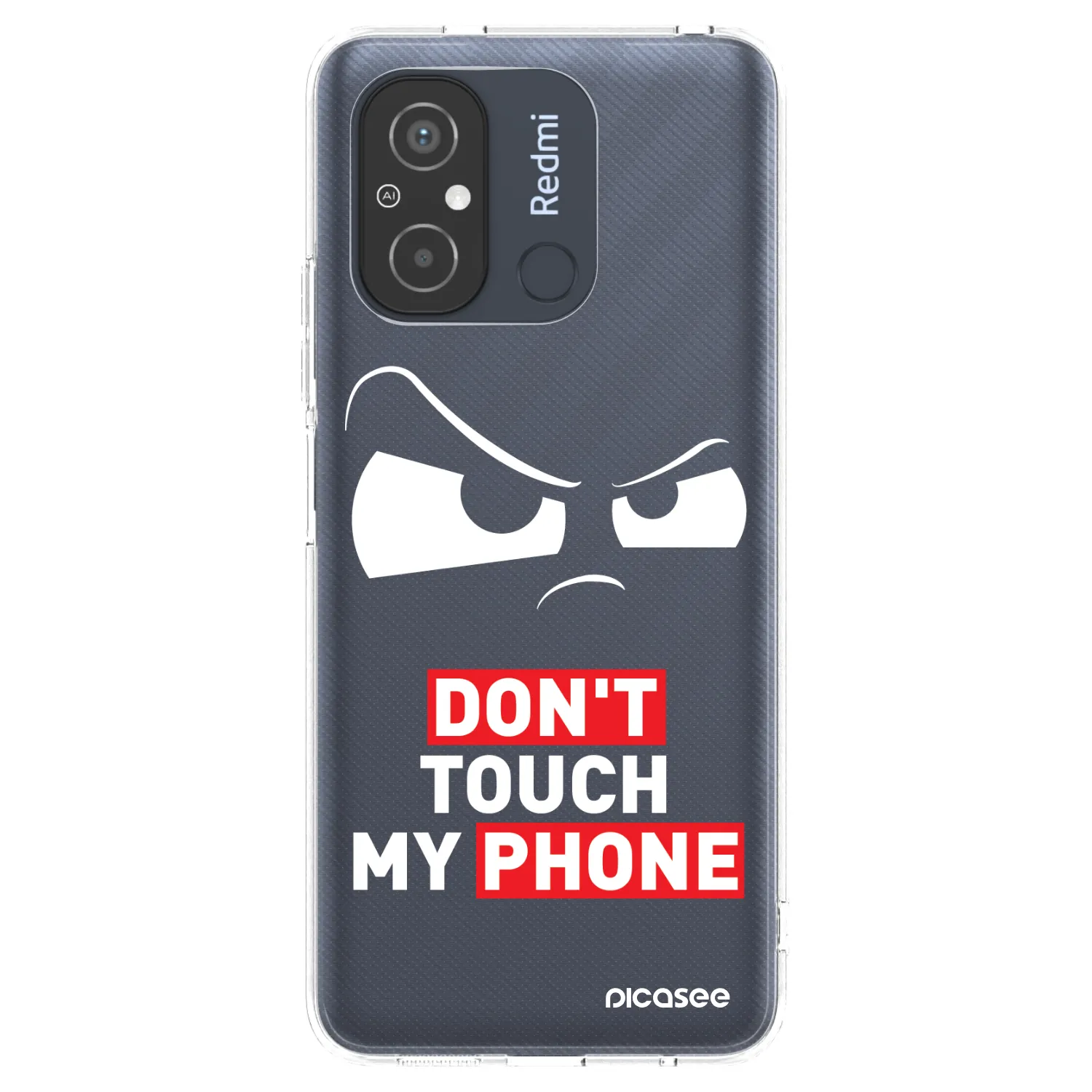 Picasee silikonový průhledný obal pro Xiaomi Redmi 12C - Cloudy Eye - Transparent