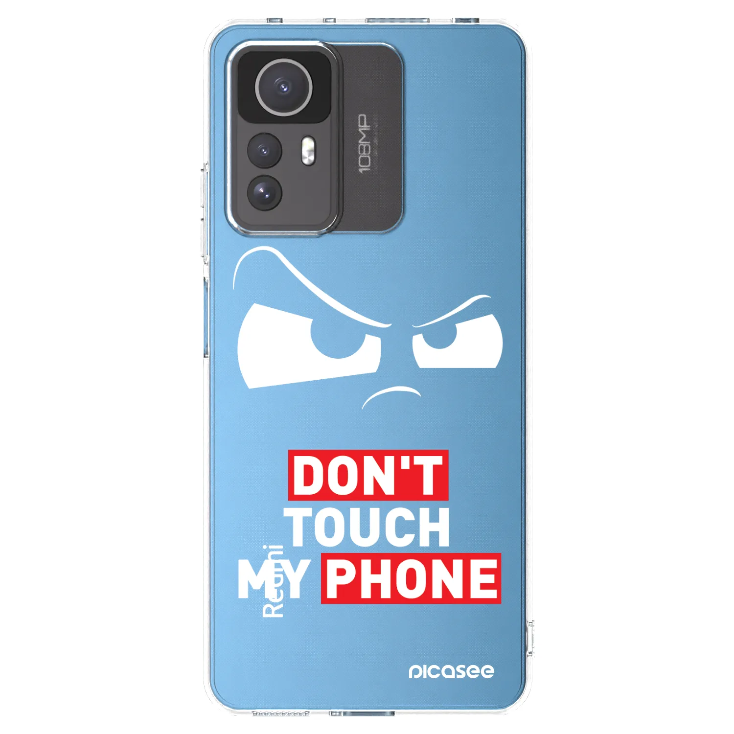 Picasee silikonový průhledný obal pro Xiaomi Redmi Note 12S - Cloudy Eye - Transparent