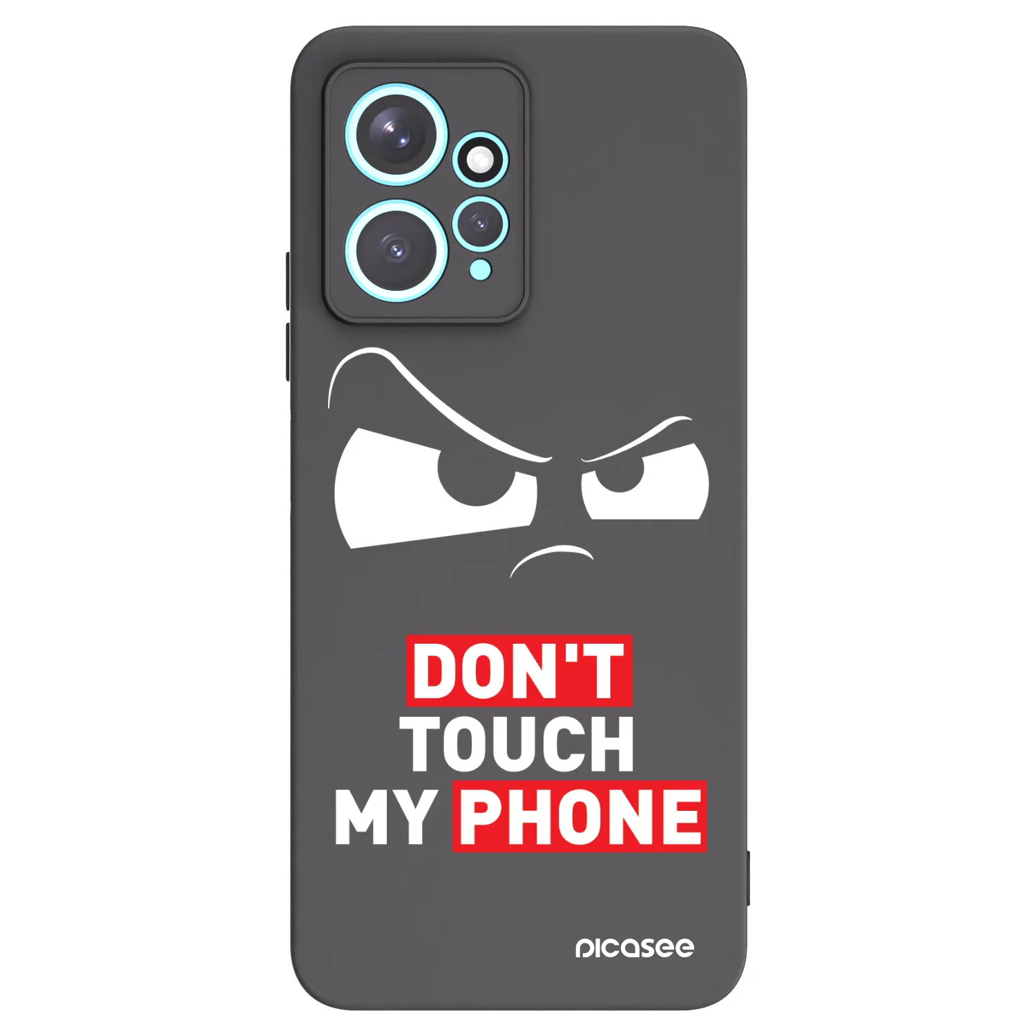 Picasee silikonový černý obal pro Xiaomi Redmi Note 12 4G - Cloudy Eye - Transparent