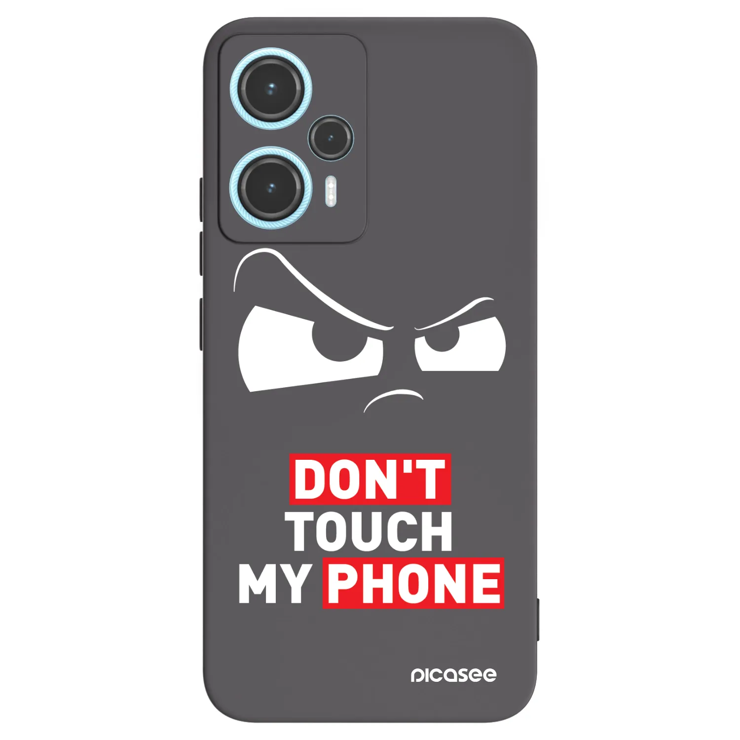 Picasee silikonový černý obal pro Xiaomi Poco F5 - Cloudy Eye - Transparent