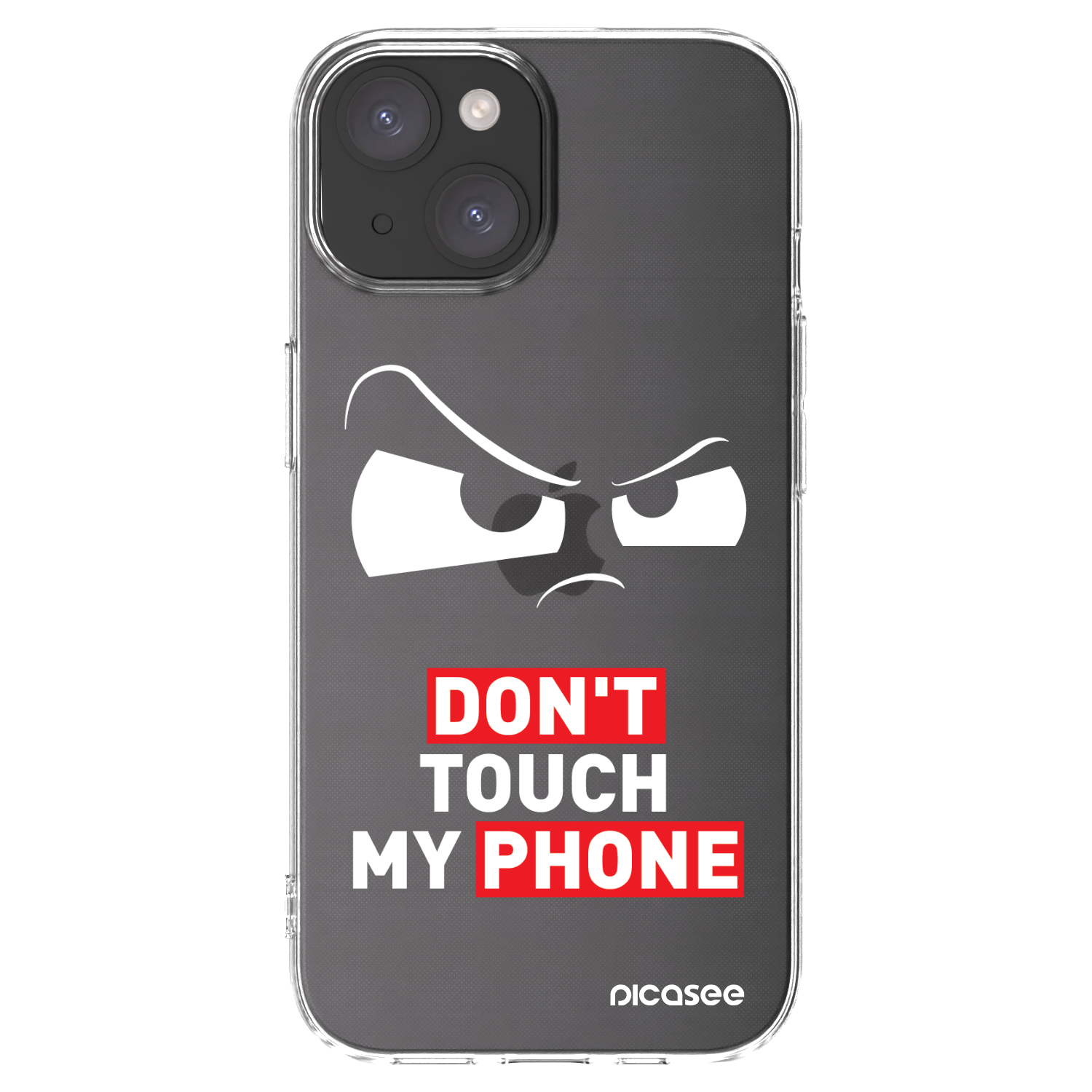 Picasee silikonový průhledný obal pro Apple iPhone 15 - Cloudy Eye - Transparent