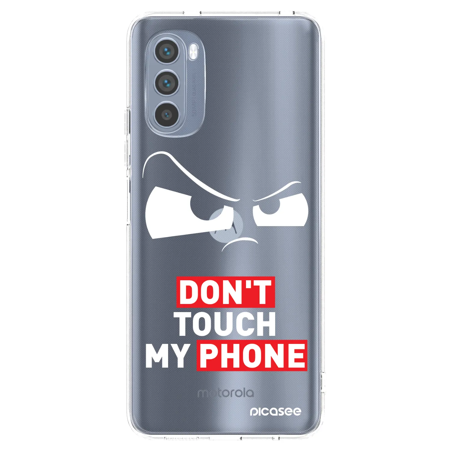 Picasee silikonový průhledný obal pro Motorola Moto G62 - Cloudy Eye - Transparent